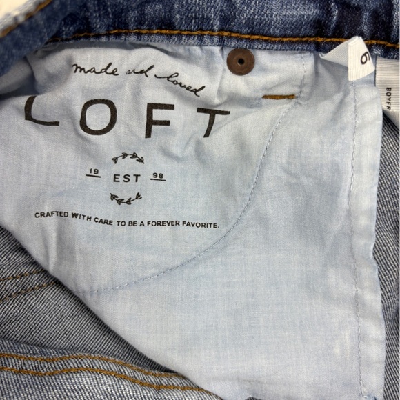 LOFT Mid-Wash Ankle Jeans - Picture 6 of 11